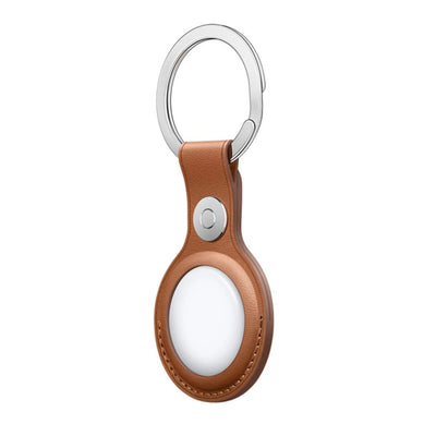 Apple AirTag Protective Leather Keyring Case
