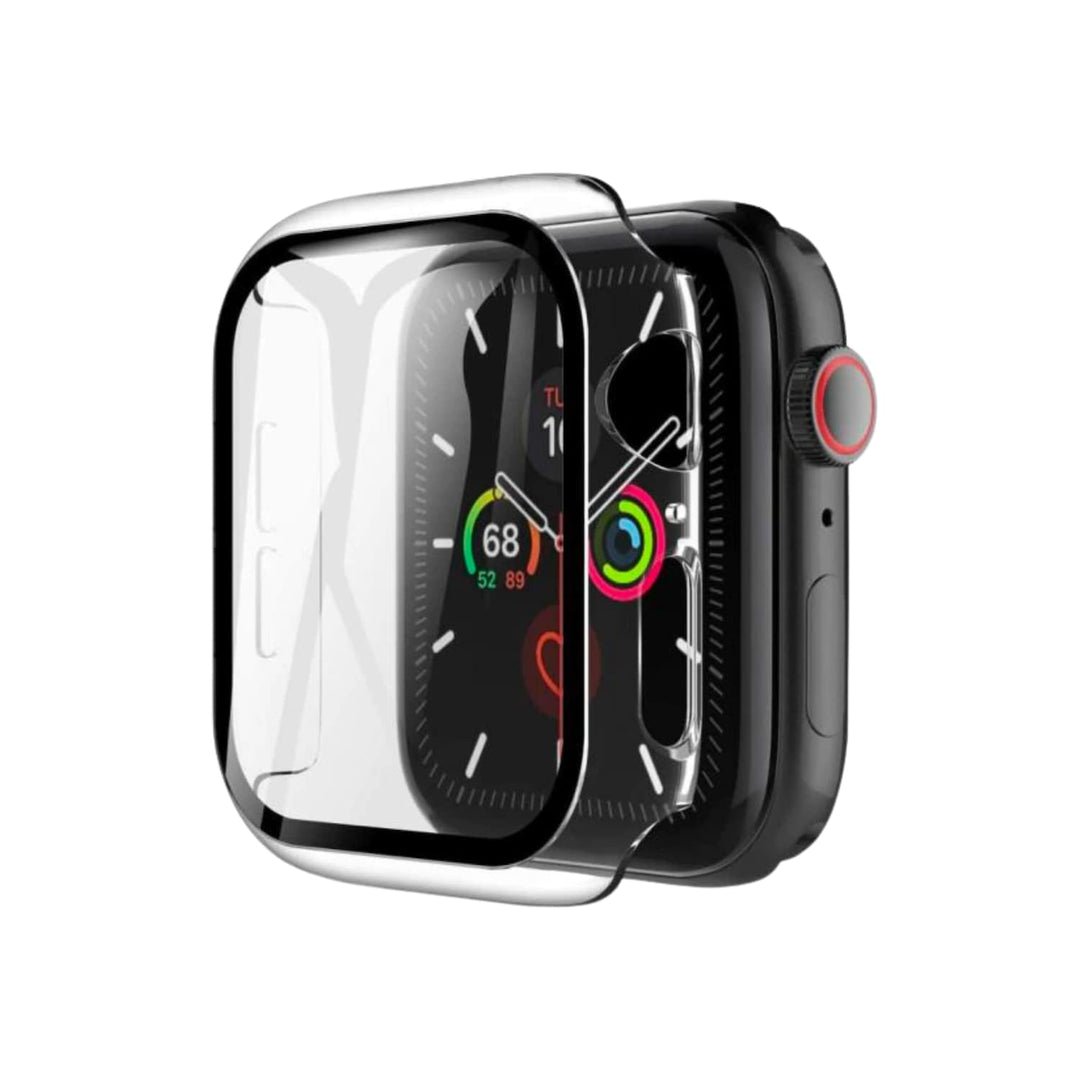Tempered Glass Screen Protector with Case for Apple Watch - Ospeka Straps