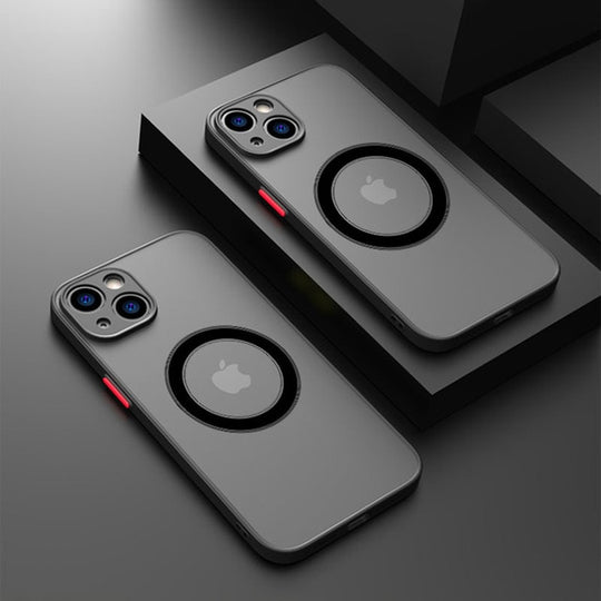 MagSafe Shockproof Armour Matte Case for Apple iPhone 13, 14, 15 and 16