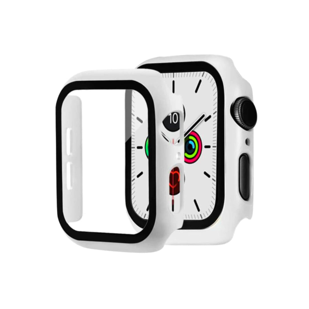 Tempered Glass Screen Protector with Case for Apple Watch - Ospeka Straps