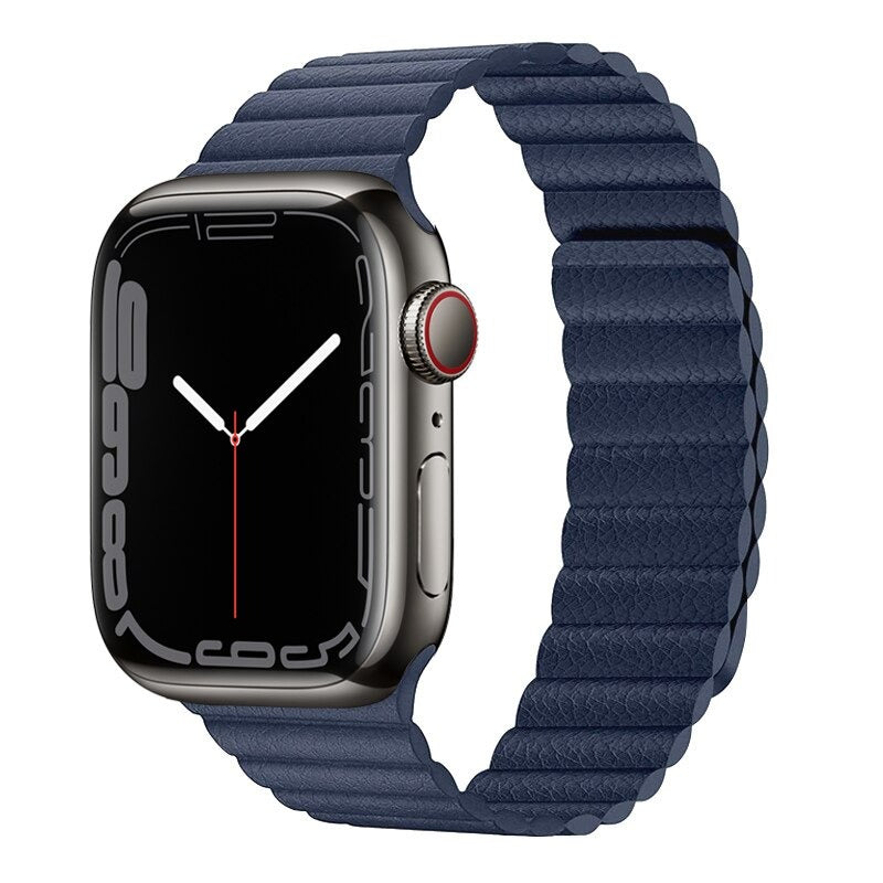 Magnetic Leather Loop Strap for Apple Watch (recently added) - Ospeka Straps