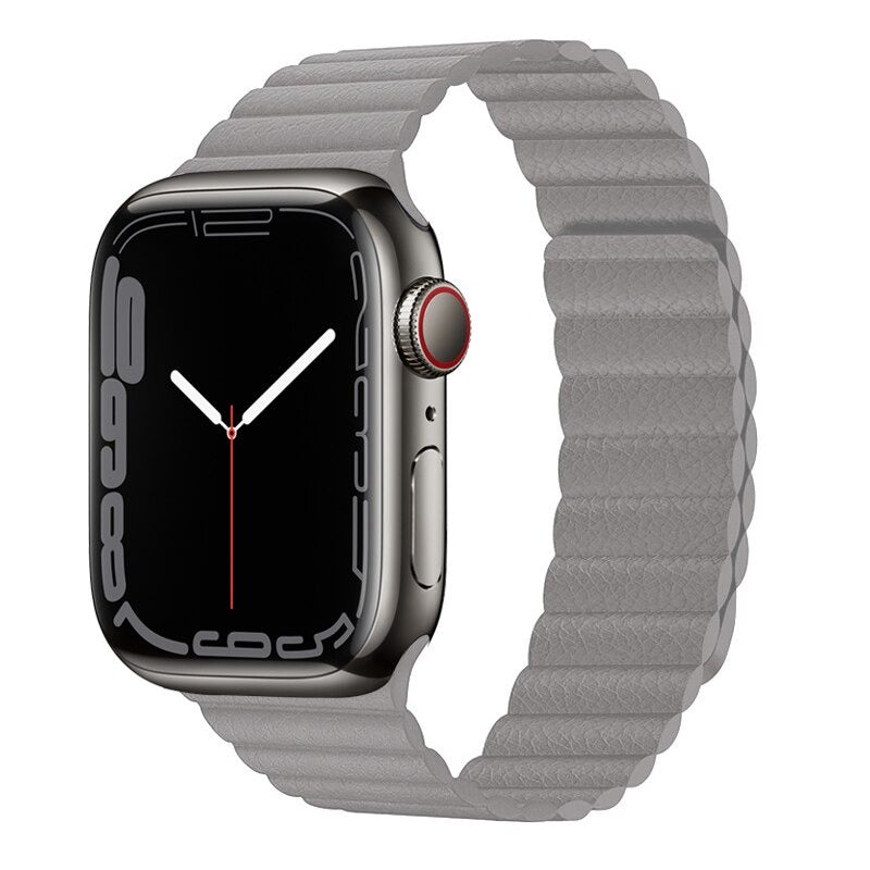 Magnetic Leather Loop Strap for Apple Watch (recently added) - Ospeka Straps