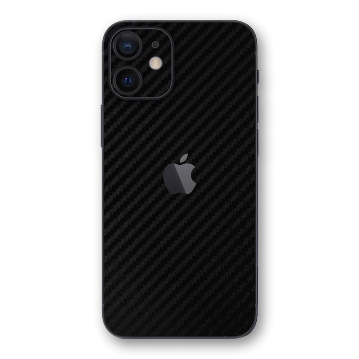 Carbon Fibre Skin Vinyl Wrap for iPhone 11, 12 and 13