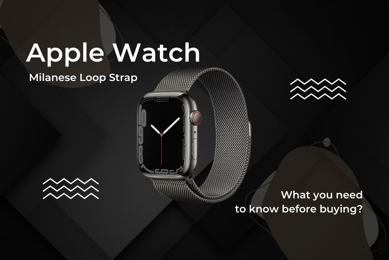 Stainless Steel Milanese Loop Strap for Apple Watch