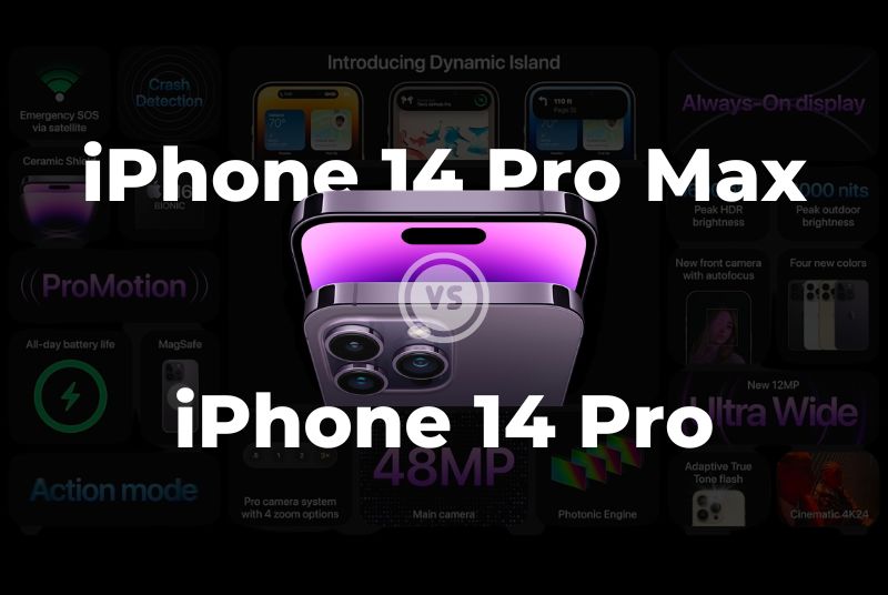Apple iphone 14 pro max vs iphone 14 pro