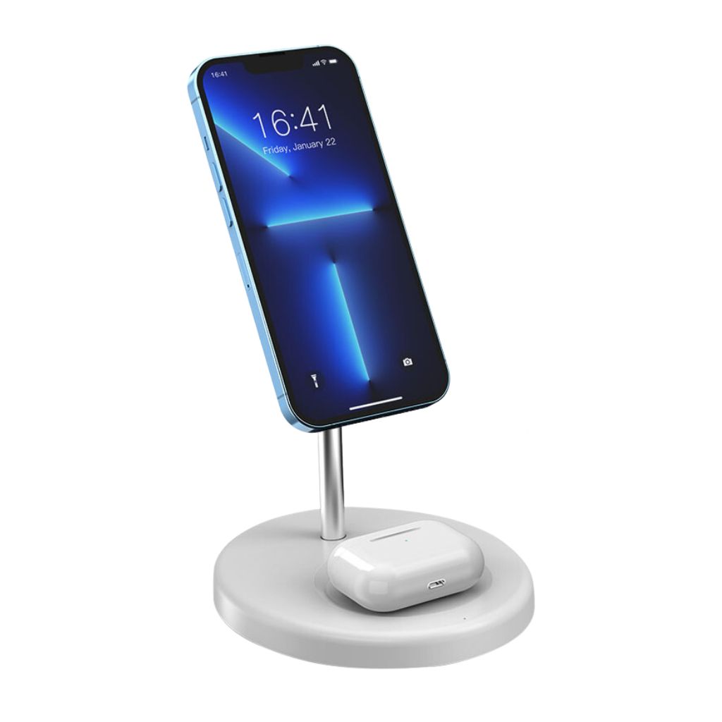 2-in-1 Magnetic Fast Wireless Charger for Apple iPhone