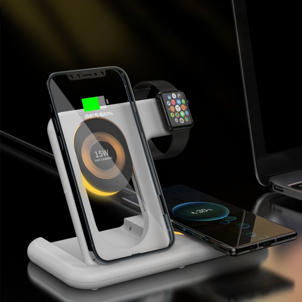 4-in-1 Foldable Fast Wireless Charging Dock
