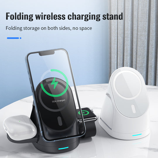3-in-1 15W MagSafe Fast Wireless Charging Station for Apple iPhone