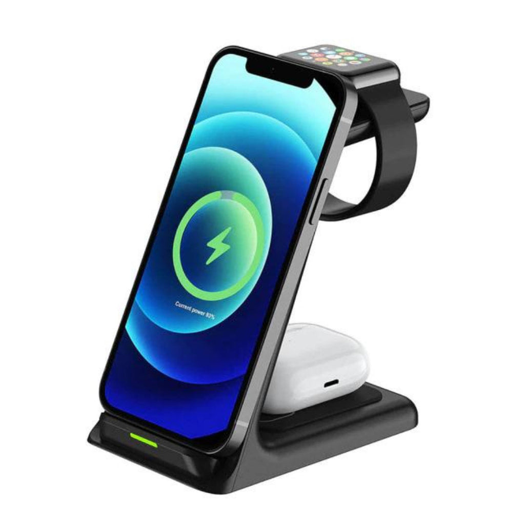 3-in-1 20W Fast Wireless Charging Dock for Apple iPhone - Ospeka Straps