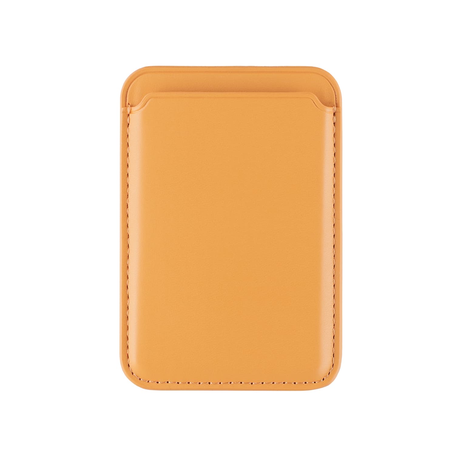 Apple iPhone Leather Wallet オレンジ Apple Wallet Leather Carrying Case with MagSafe (for iPhone