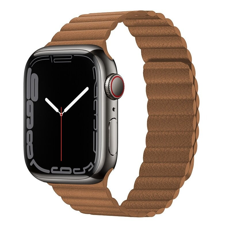 Magnetic Leather Loop Strap for Apple Watch (recently added) - Ospeka Straps