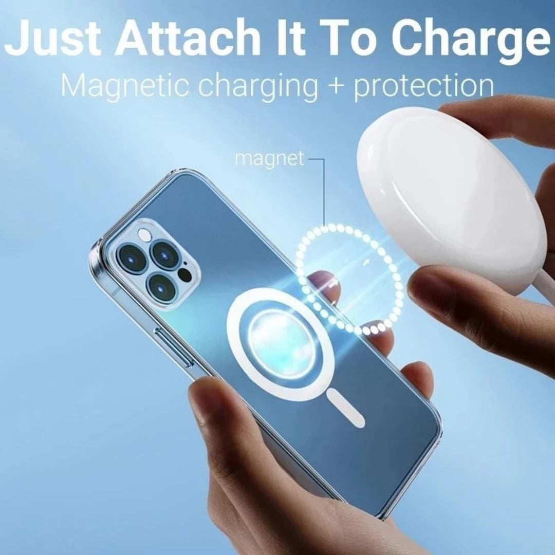 Clear Magsafe Magnetic Wireless Charging Protective Case For iPhone 13 - Ospeka Straps