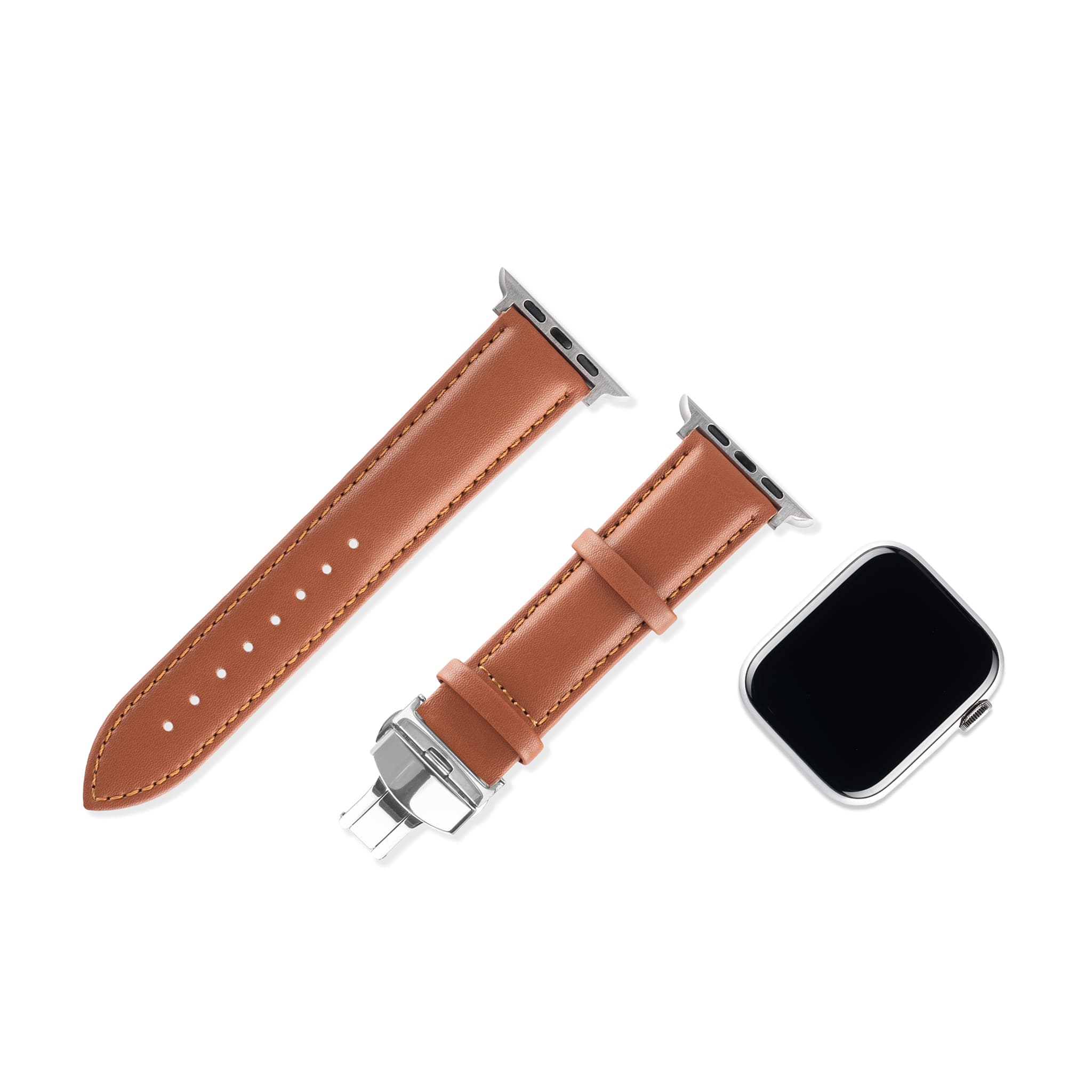 Butterfly clasp apple watch on sale band